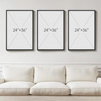 Large Framed Green Abstract Wall Art - Image 5