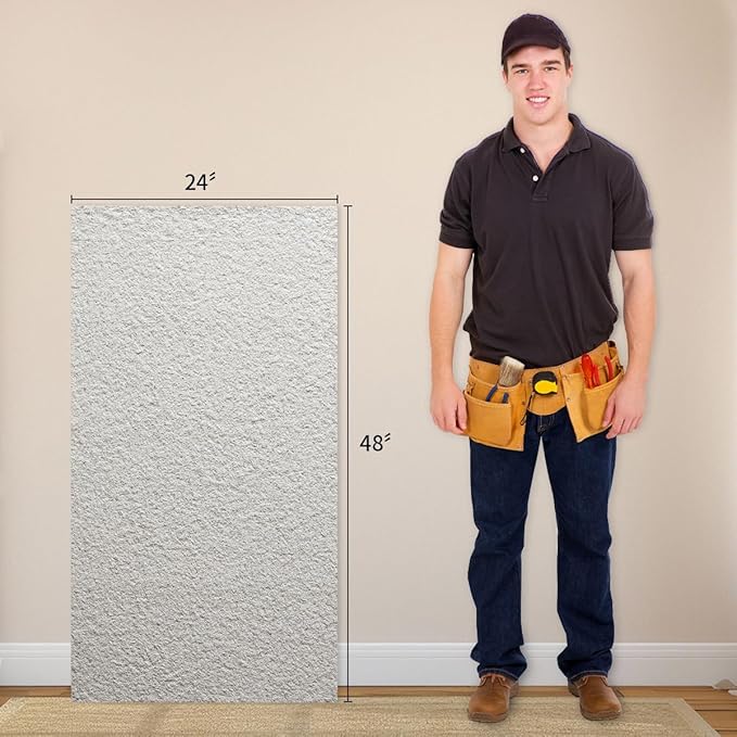 24” x 48” Faux Stone 3D Wall Panels, Clay Manufactured Raised Textured Paneling - Image 8