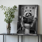 DIHSIEG Inspirational Canvas Wall Art funny bathroom wall art Print Poster - Image 6
