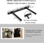BGMG Wood Floating Shelves 12 inch, Solid Wood Wall Shelves - Image 3