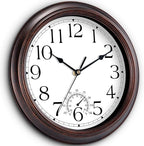 KECYET 10 Inch Outdoor Wall Clock - Image 2