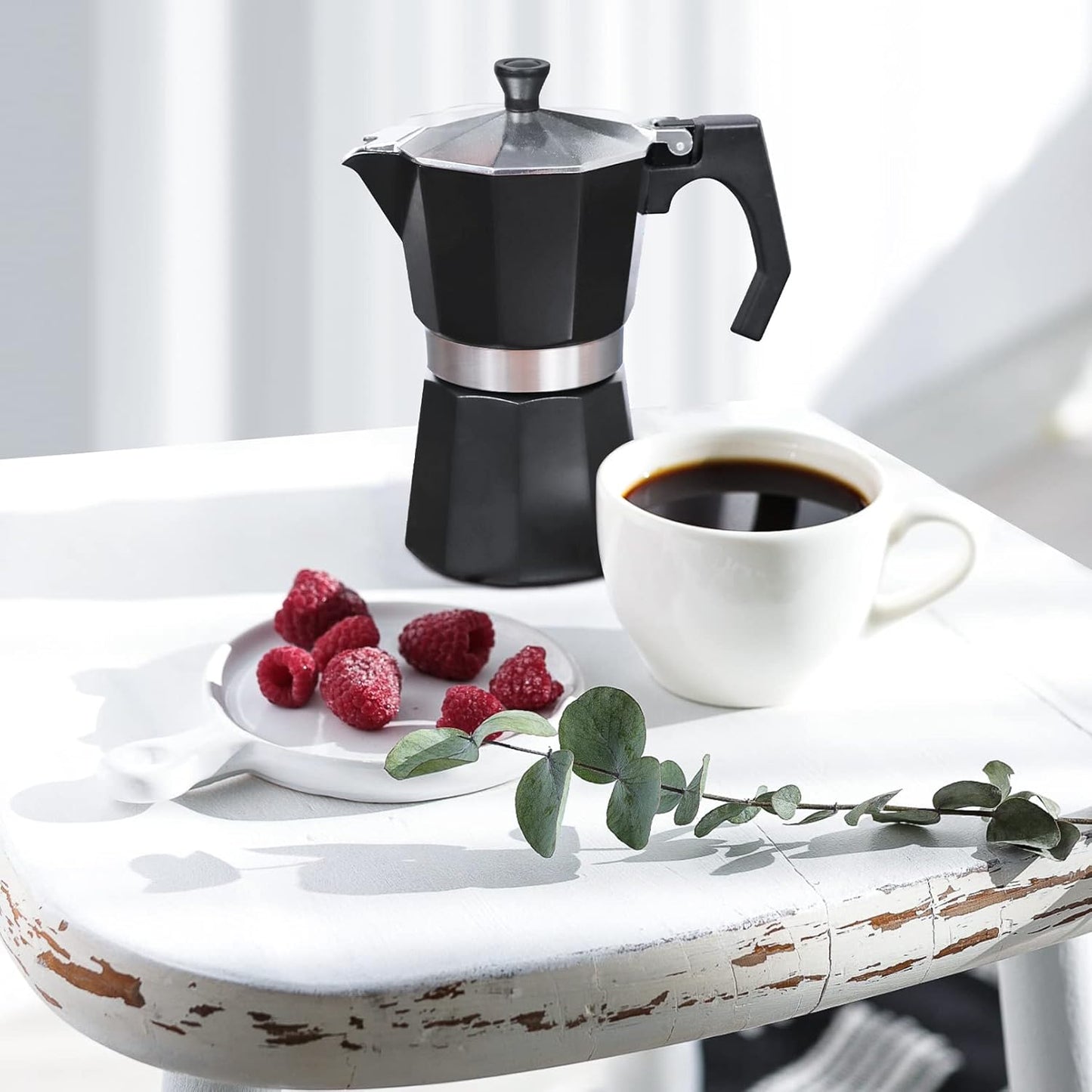 wedrink Stovetop Espresso Maker Moka Pot 9 Espresso Cup-15.2OZ Cuban Coffee Maker Stove top Coffee Maker Moka Italian Espresso