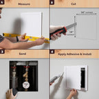 Morvat Access Panel 14x14 Inch for Drywall & Ceiling - Image 3