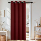 Joydeco Blackout Door Curtain for Doorway Privacy 78 Inches Long, Grommet by JOYDECO