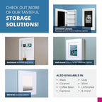 14x36 Aiden Recessed Wall Niche Medicine Cabinet Replacement, in The Wall - Image 4