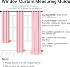 XiDi Pink Curtains for Bedroom Decor, Baby Pink Kids Blackout Curtains for - Image 7