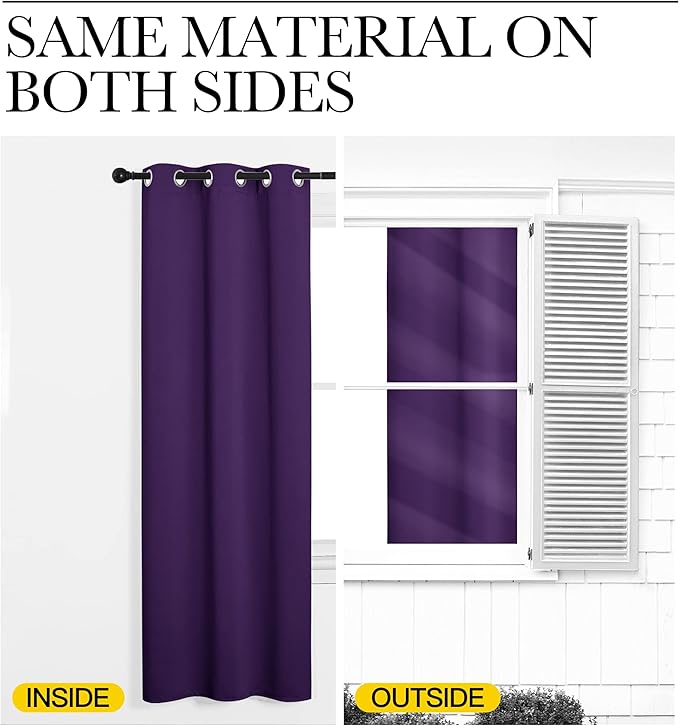 NICETOWN Kitchen Short Blackout Curtains, Home Decoration Thermal Insulated - Image 6