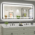 72x32 Inch LED Bathroom Mirror by Briivuemodernmirrors