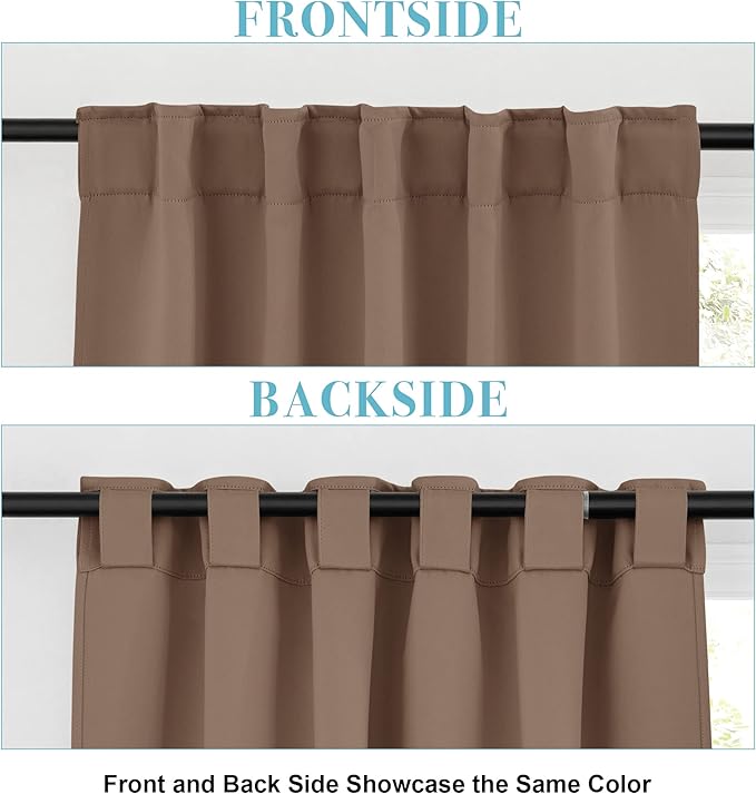 RYB HOME Bathroom Curtains Blackout - Image 3