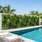 1PC 40"x 40" Artificial Grass for Wall, 3D Faux Boxwood Hedge Panels Green Wall - Image 6
