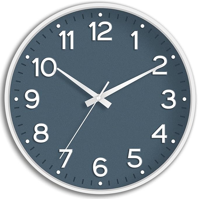 Roymnie Wall Clock 10 Inch Silent Wall Clocks Battery Operated-Modern Non by Unknown