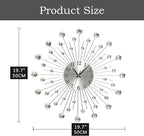 Large Metal Decorative Wall Clocks Silent Non-Ticking, Bling Shining Modern Art - Image 5