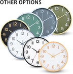 Wall Clocks Battery Operated 10 inch Modern Wall Clock, Silent Non Ticking Wall - Image 9
