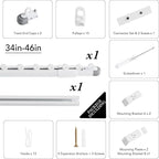 NICETOWN Door Curtain with Adjustable Ceiling Track, W34 x L 80" Thermal - Image 7