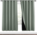NICETOWN 100% Blackout Window Curtain Panels, Full Light Blocking Drapes by NICETOWN