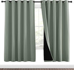 NICETOWN 100% Blackout Window Curtain Panels, Full Light Blocking Drapes by NICETOWN