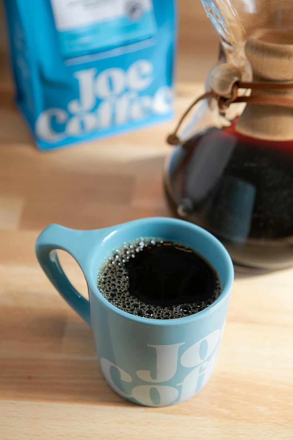 Joe Coffee Company (NYC Roaster), Nightcap Decaffeinated Ground Specialty Coffee, 12 oz Bag, RFA Certified, Kosher, Climate Friendly