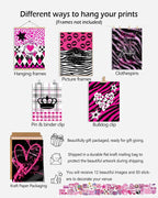 KBKBART Mcbling Y2k Room Decor Aesthetic, Early 2000s Room Decor, Hot Pink Wall - Image 4