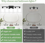 Indoi 5-Light Black Bathroom Vanity Light Fixture - Image 2