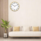 SIN&MI Wall Clock 9 Inch Battery Operated Silent Non-Ticking Wall Clock Modern - Image 7