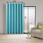 BONZER Room Divider Curtain Total Privacy Wall Noise Reducing Wide Blackout - Image 3