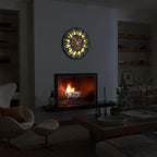 20'' Silent Wall Clock with Night Light, Glow in The Dark Decorative Wall Clock - Image 7
