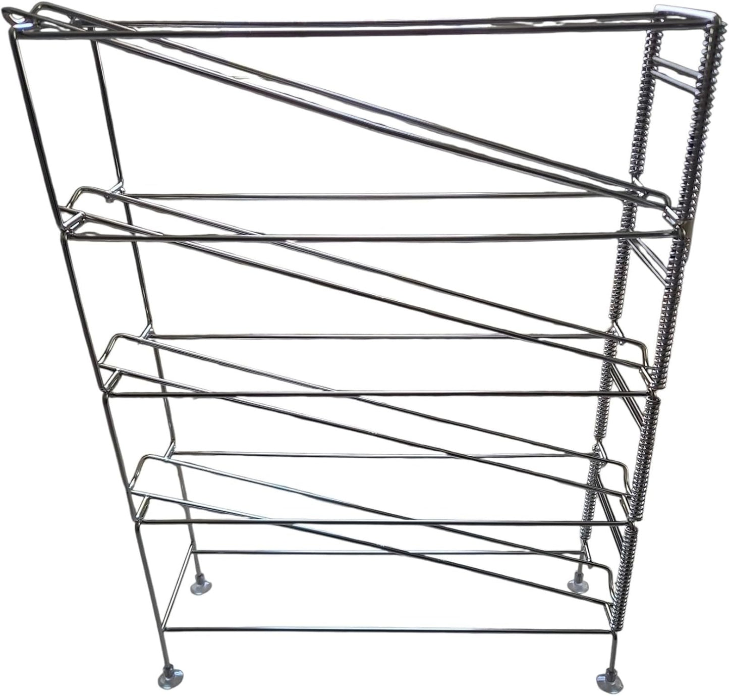 Stainless Products Ltd Sleek 23.74" Stainless Steel Vertical Cup Dispenser - 4 Compartments for Effortless Storage & Display, Space-Saving & Durable Design