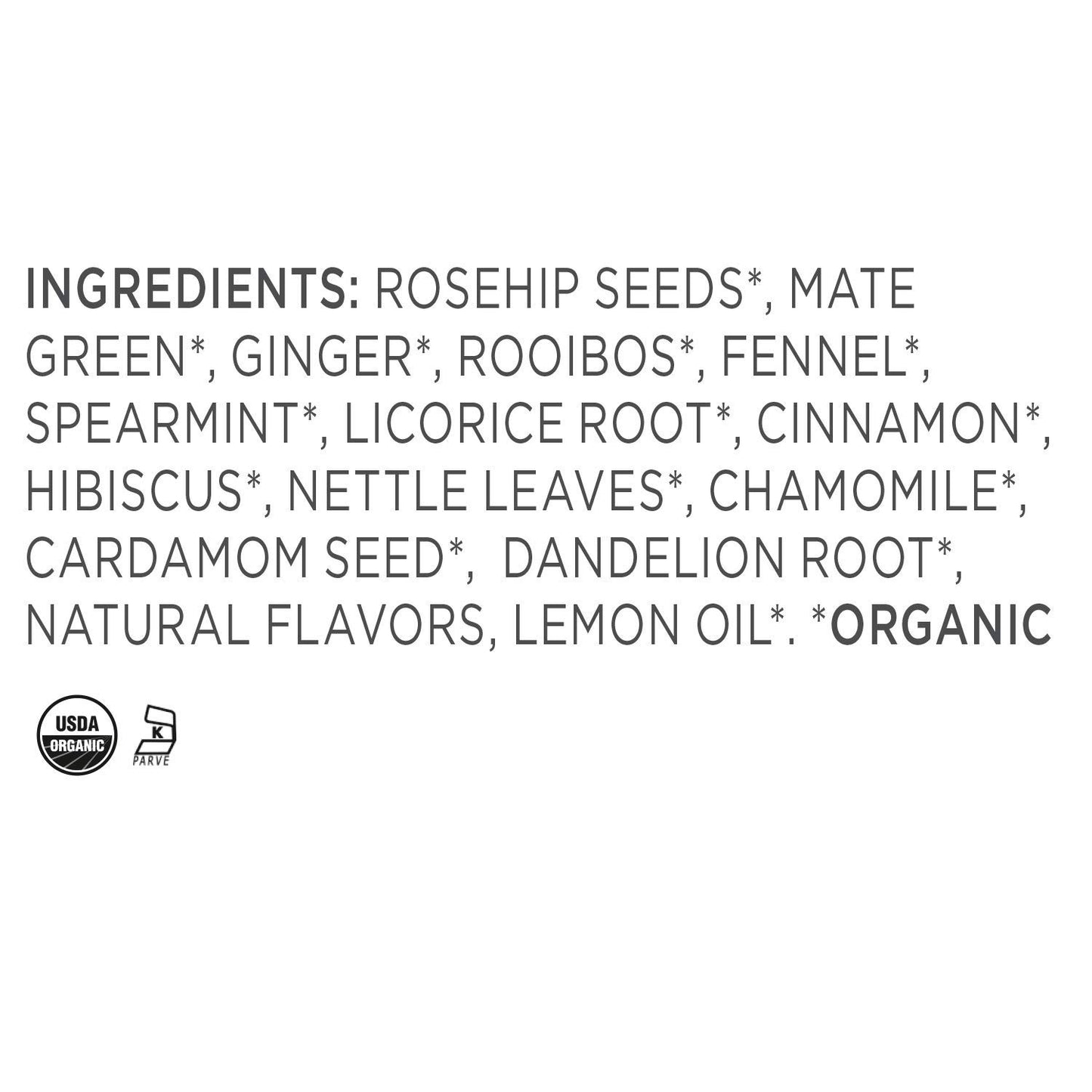 Tea Forte Purify Organic Herbal Tea with Purifying Mate and Dandelion Root, Makes 35-50 Cups, 3.53 Ounce Loose Leaf Tea Canister