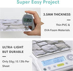 Commomy 3D Faux Stone Wall Panel Peel and Stick Wall Tiles - Image 5