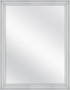 MCS Ezra 34.66x44.66 Large Wall Mirror, Vertical & Horizontal Wall Hanging by MCSIndustriesInc