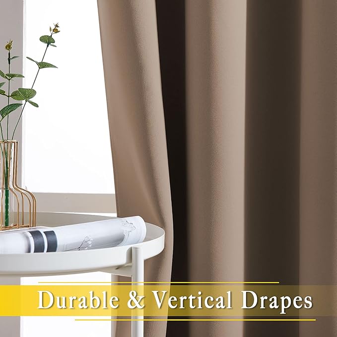 NICETOWN Blackout Curtain for Patio Door, Grommet Top Sliding Door Panel - Image 6