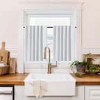 RYB HOME 100% Blackout Short Curtains by RYBHOME