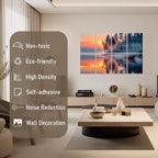FurnoFlexArt Acoustic Panels Tiles Decorative Room Sound Proof Foam Absorbing - Image 3