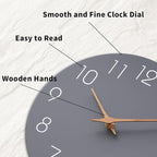 Mosewa Wall Clock Silent Non Ticking Decorative - Image 6