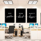 Work Hard Canvas Wall Art - Image 3