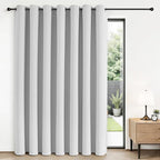 Joydeco Blackout Patio Sliding Door Curtains 84 Inches Long, Grommet Privacy by JOYDECO