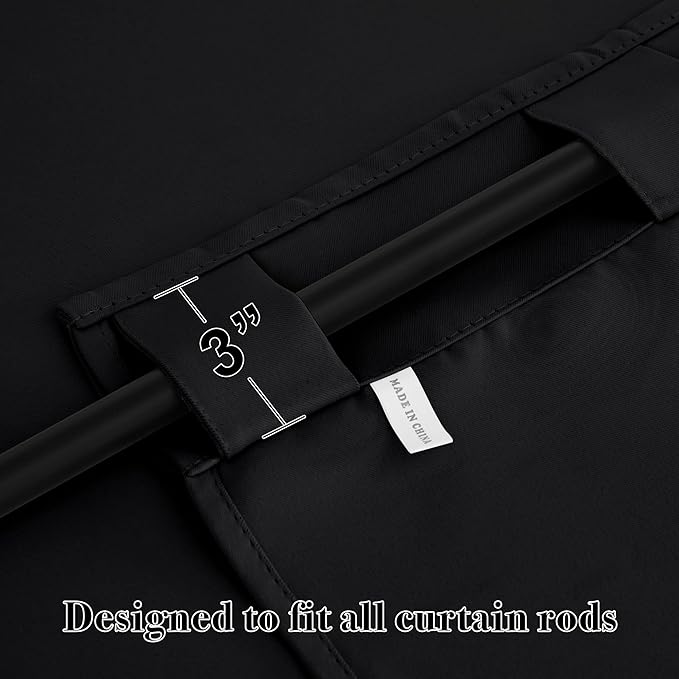 RYB HOME Small Window Curtains Blackout, Privacy Thermal Insulating Drapes - Image 5