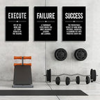 Framed Canvas Wall Art Success Quote, Office Wall Art, Positive Motivational - Image 7