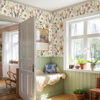 Livebor Floral Peel and Stick Wallpaper Floral Bird Contact Paper 16.9inch x - Image 9