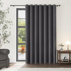 ChrisDowa Room Divider Curtain 108 Inches Long, Wide Blackout Sliding Door by ChrisDowa