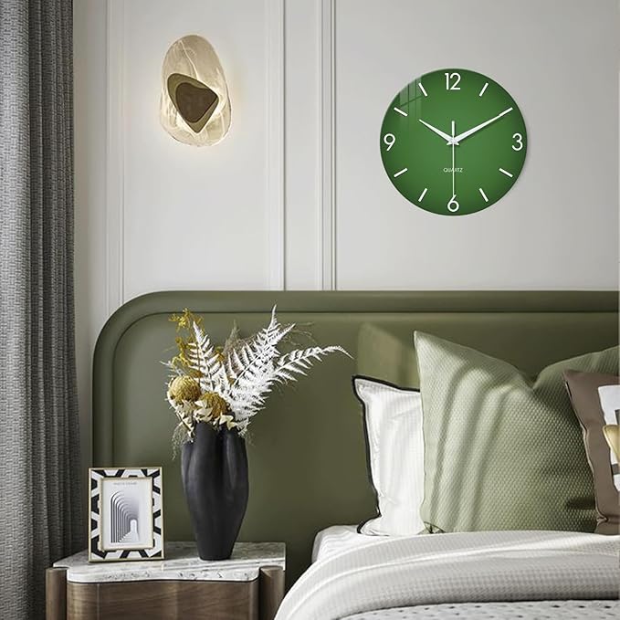 XFM Modern Wall Clock 14 Inch Silent Non-Ticking Wall Clocks Battery Operated - Image 5