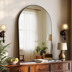 XRAMFY 32"x48" Arched Bathroom Mirror - Image 2