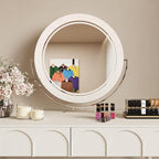 CRE8TIVE Off-White Glitter Wallpaper Border Peel and Stick Wall Border Glitter - Image 4