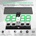 CHKOSDA LED Large Digital Wall Clock, Oversize Wall Clock - Image 6