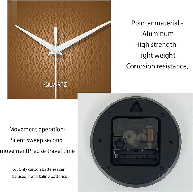 XFM Modern Wall Clock for Living Room Simple Wall Clocks Battery Operated 14 - Image 7