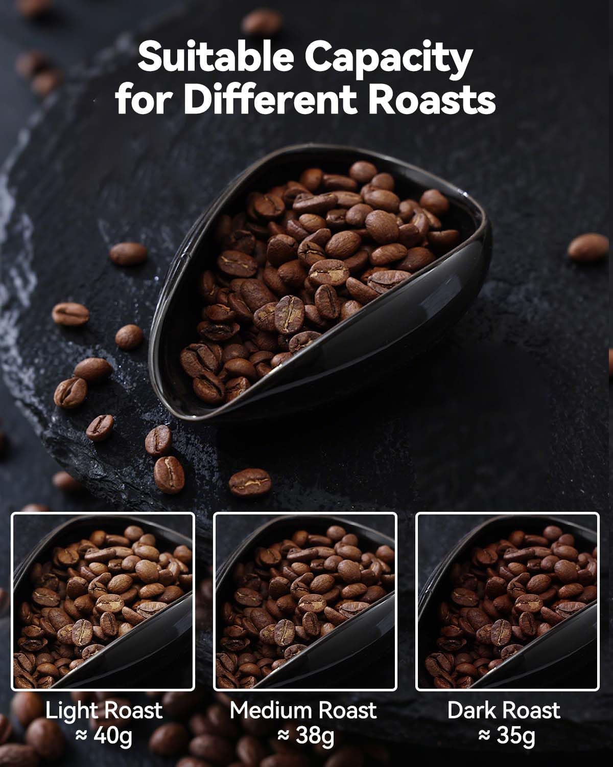 Coffee Bean Dosing Cup and Spray Bottle Kit grey