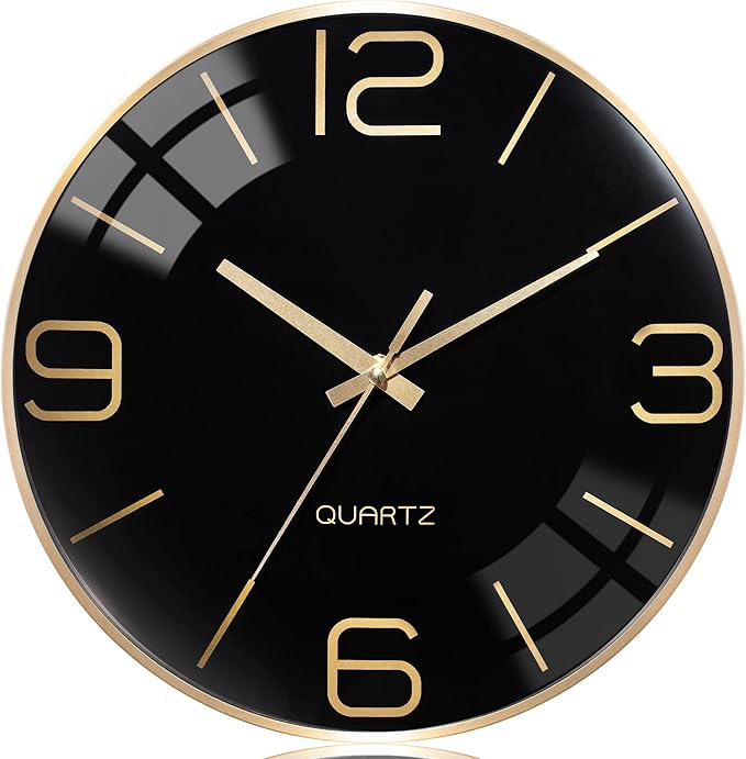 AYRELY® 12 Inch Silent Modern Wall Clocks Battery Operated, Wall Clock by AYRELY