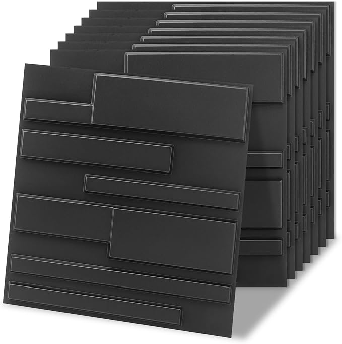 Art3d 20 Pack Decorative 3D Wall Panels, 19 Sq.Feet PVC Interior Wall Décor by Art3d