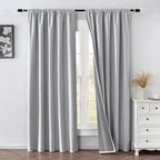 IGEMAEVE 100% Blackout Curtains 72 Inch Length - Image 2