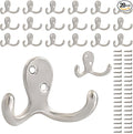 CBWLWJ 20 Pack Coat Hooks Wall Hooks by CBWLWJ